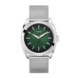 Show details for Guess Mens Silver Tone Analog Watch GW0794G1 Picture of Guess Mens Silver Tone Analog Watch GW0794G1