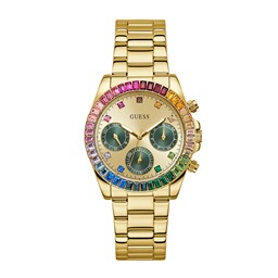 Show details for Guess Ladies Gold Tone Multi-function Watch GW0690L4 Picture of Guess Ladies Gold Tone Multi-function Watch GW0690L4