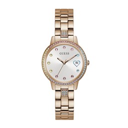 Show details for Guess Ladies Rose Gold Tone Date Watch GW0657L3 Picture of Guess Ladies Rose Gold Tone Date Watch GW0657L3