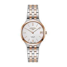 Show details for Roamer Slim Line Classic Ladies White Watch Picture of Roamer Slim Line Classic Ladies White Watch
