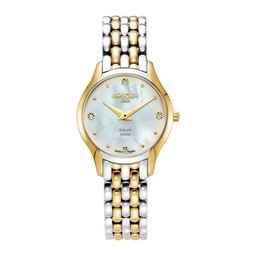 Show details for Roamer Soleure Women White Dial Gold and Silver Bracelet Watch Picture of Roamer Soleure Women White Dial Gold and Silver Bracelet Watch