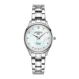Show details for Roamer Venus Diamond White Dial Watch Picture of Roamer Venus Diamond White Dial Watch