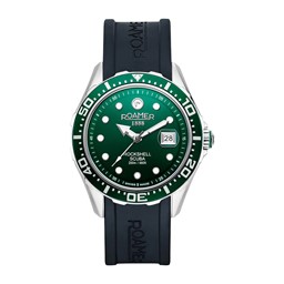 Show details for Roamer Rockshell Mark III Scuba Green Men's Watch Picture of Roamer Rockshell Mark III Scuba Green Men's Watch