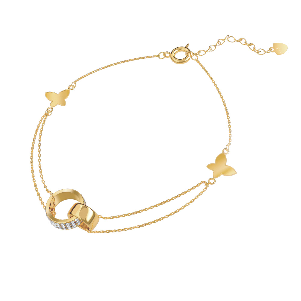 Picture of Lencia Symbolic Gold Bracelet  LLJ-AS13B0369A-BR.G