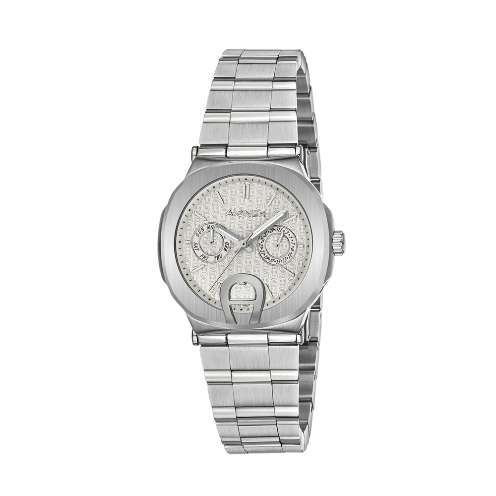 Picture of Aigner Taviano Women's White Dial Silver Watch ARWLG0000704