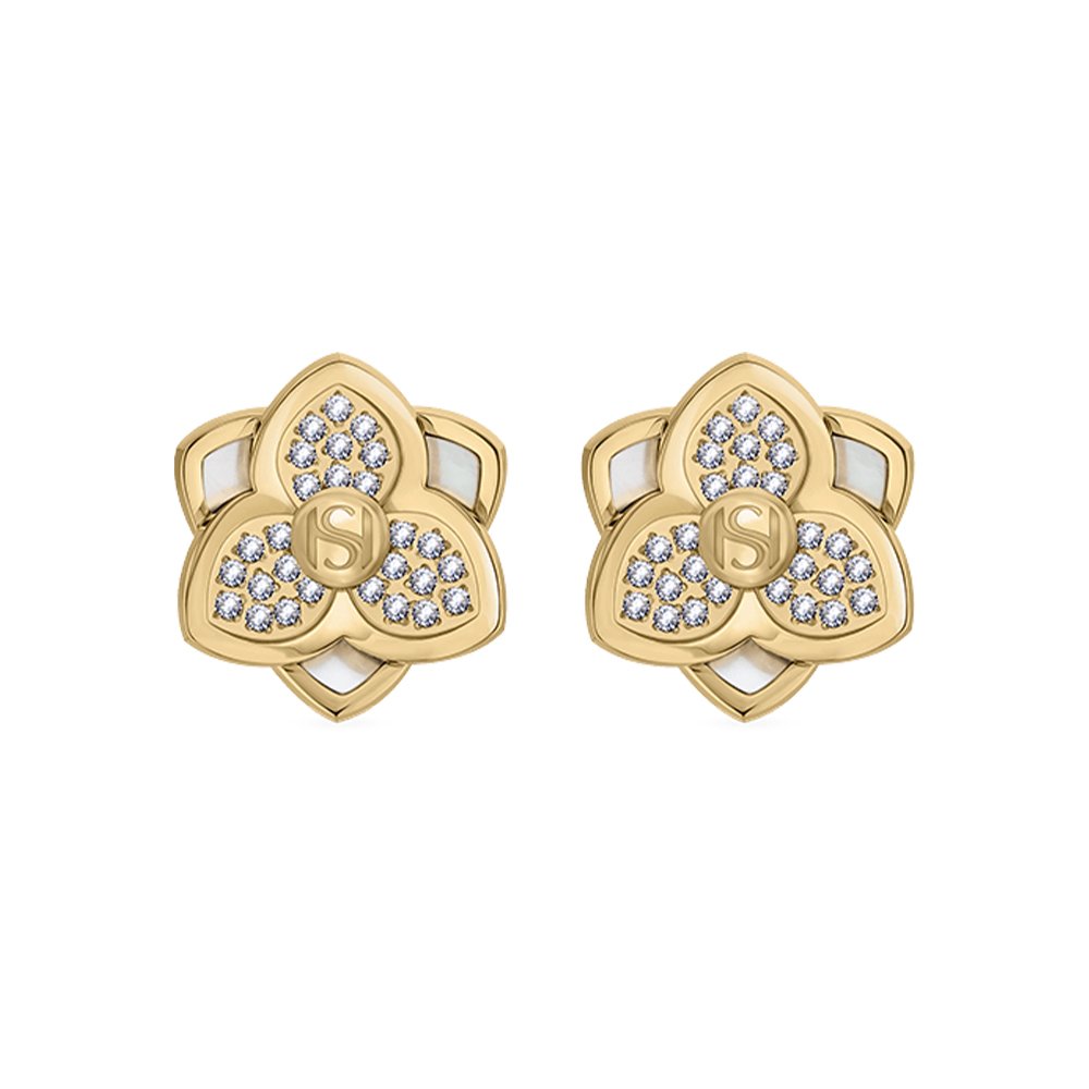 Picture of Saint Honore Burj Flower Earrings E66 3YZ