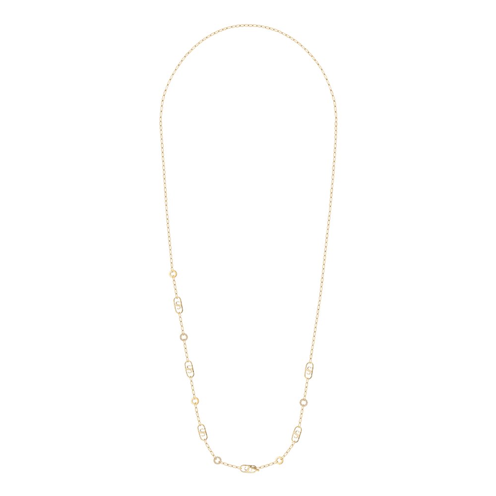 Picture of Saint Honore Oval Logo Y Type Necklace CL72 3V