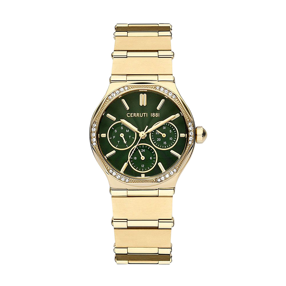 Picture of Cerruti 1881 Rendinara Ladies Analog Green Dial Watch CIWLK2225403