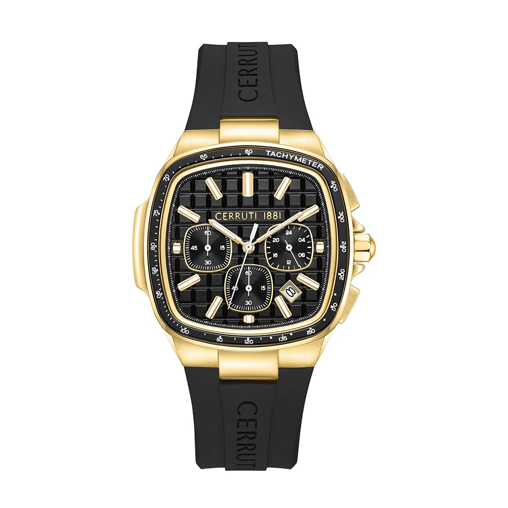Picture of Cerruti 1881 Casale Silicon Strap Chronograph Watch Men's CIWGO0050001