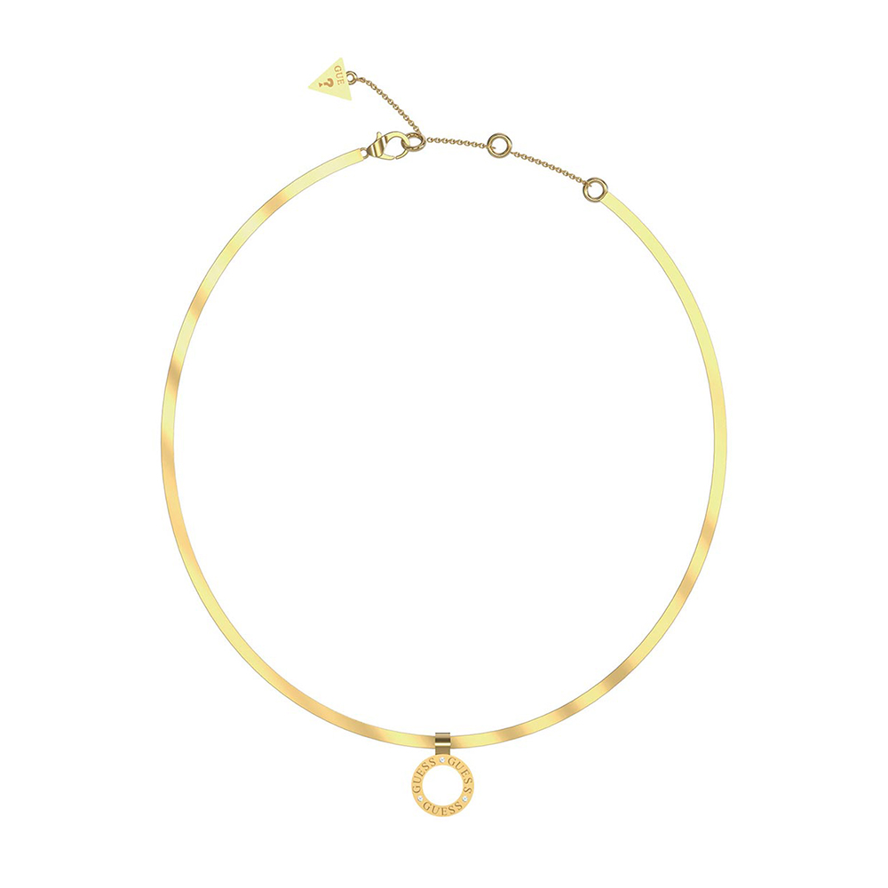 Picture of Guess Circle Lights Women's Embellished Pendant Necklace JUBN03171JWYGT/U