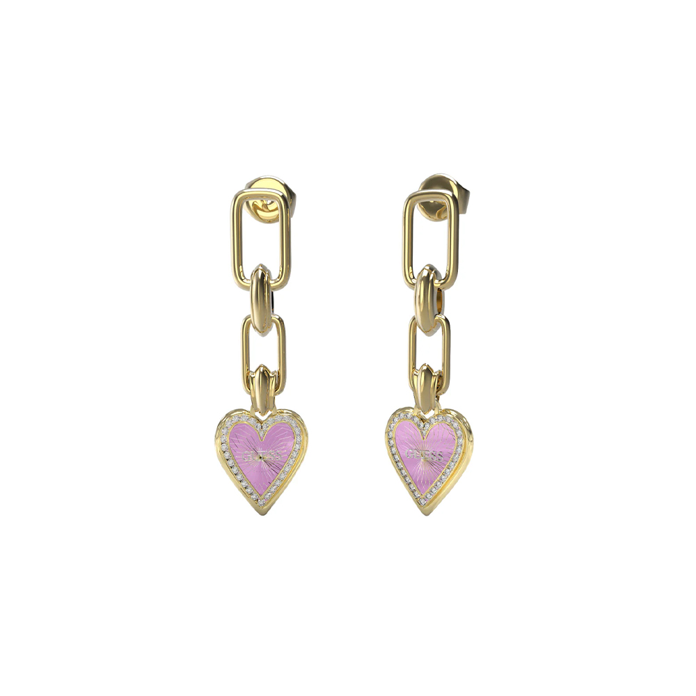 Picture of Guess Gold Earrings for Women JUBE03236JWYGPPT/U
