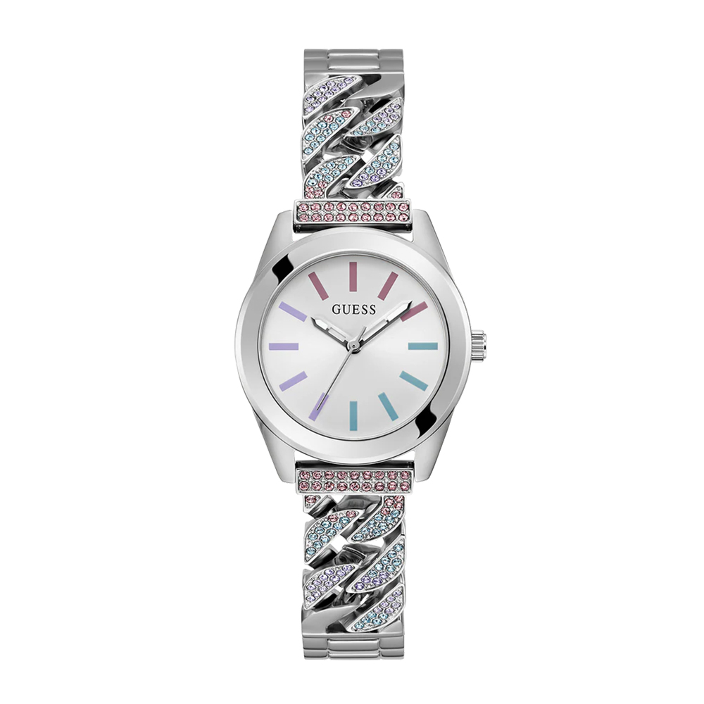 Picture of Guess Ladies Silver Tone Analog Watch GW0546L4