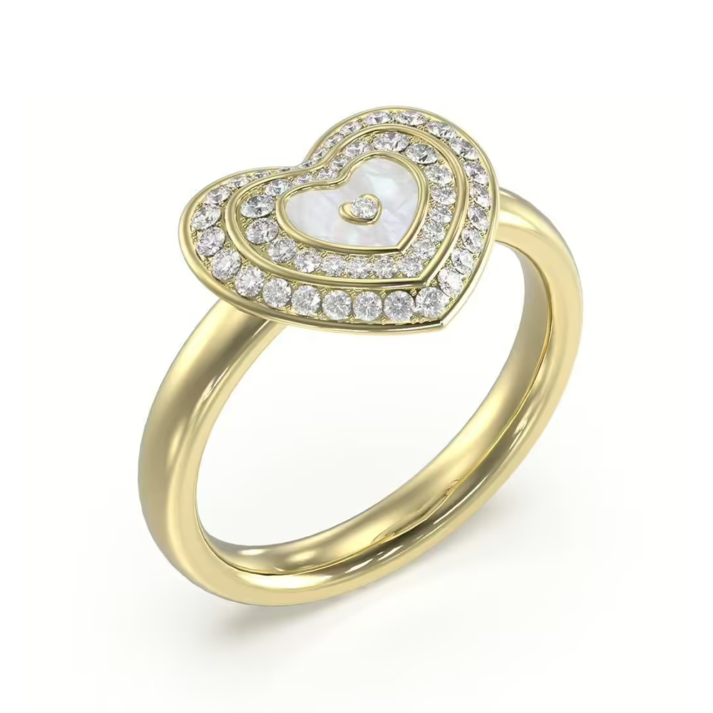 Picture of Guess Amami Ring for Women JUBR04029JWYGWH54