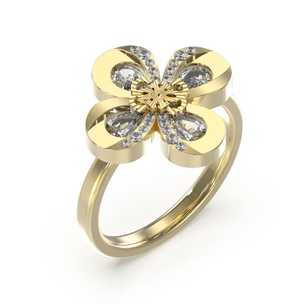 Picture of Guess Amazing Blossom Ring JUBR03061JWYG52