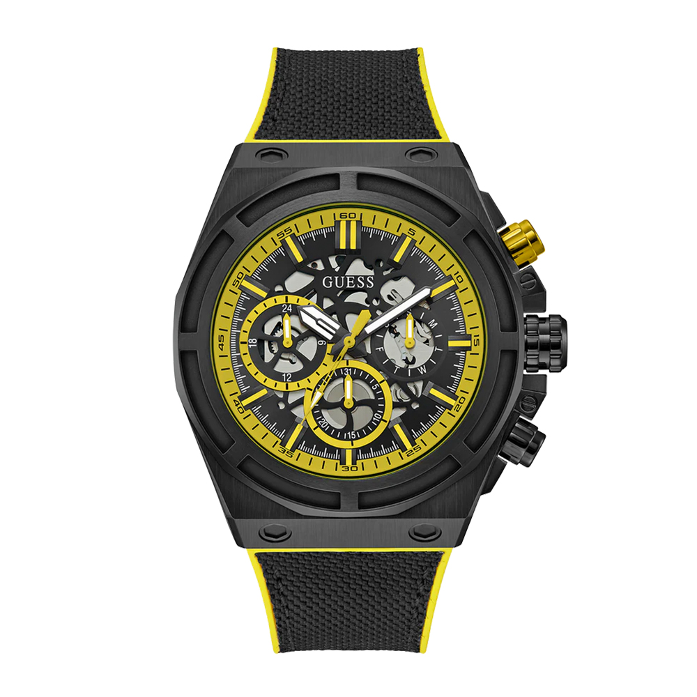 Picture of Guess Mens Black Multi-function Watch GW0713G2