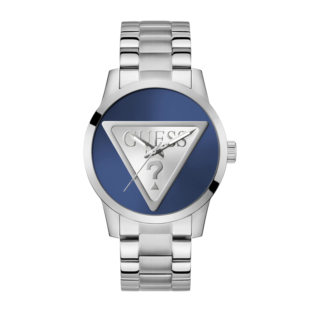 Picture of Guess Mens Silver Tone Analog Watch GW0782G3