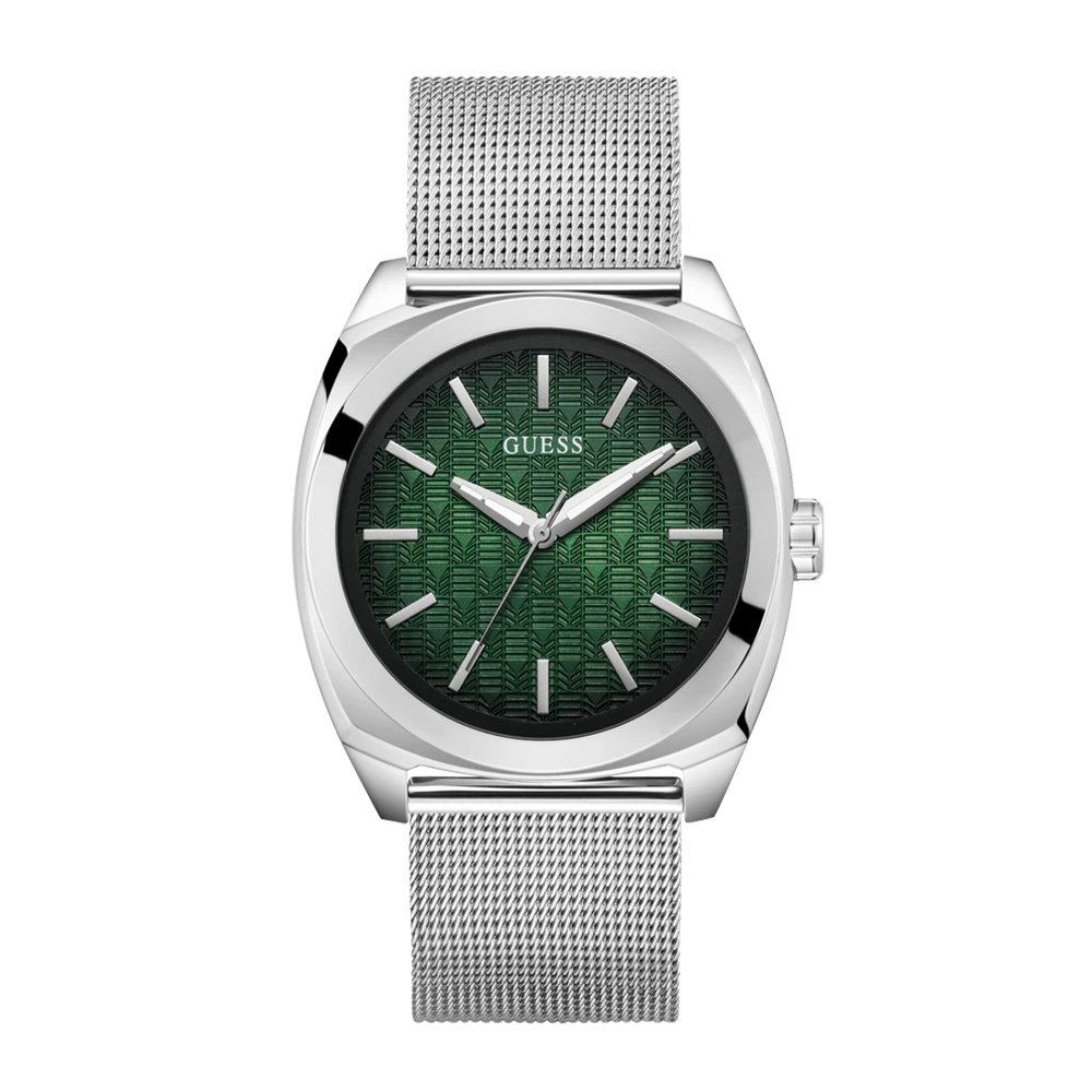 Picture of Guess Mens Silver Tone Analog Watch GW0794G1