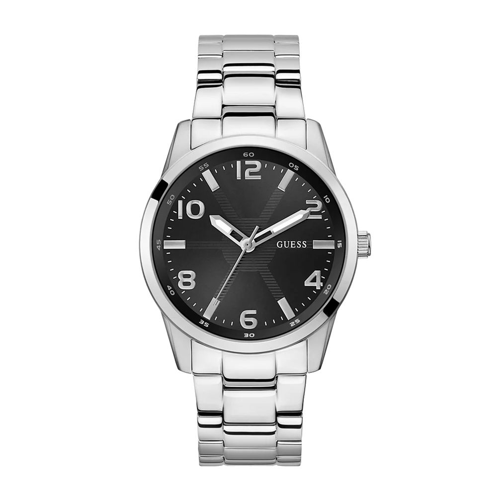 Picture of Guess Mens Silver Tone Analog Watch GW0804G2