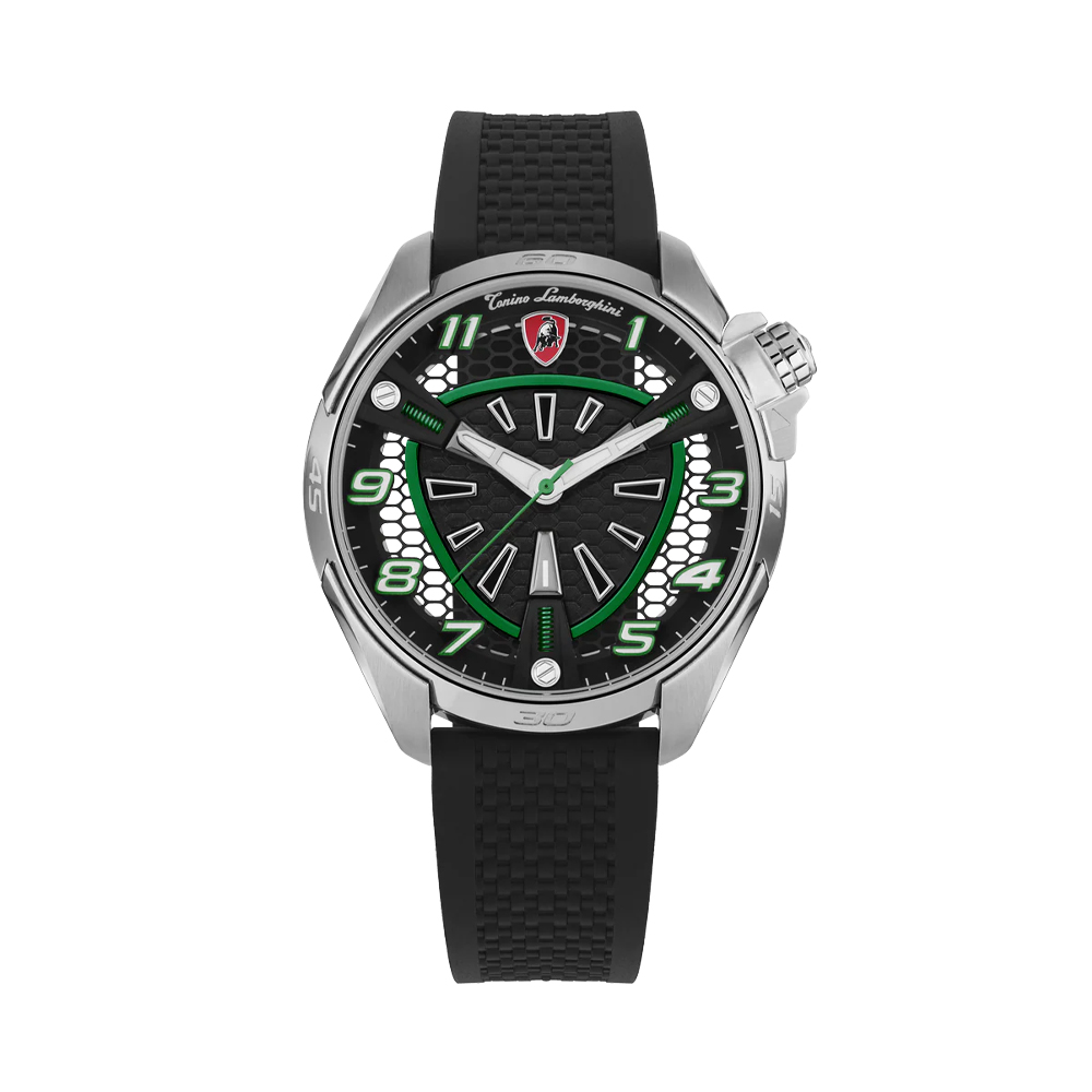 Picture of Tonino Lamborghini Shock ABS Green Analog Watch For Men TLABSG-SS-R
