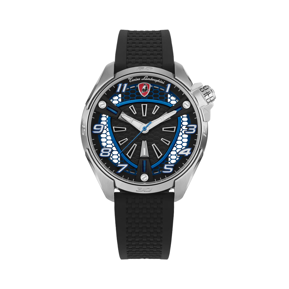 Picture of Tonino Lamborghini Shock ABS Blue Analog Watch For Men TLABSB-SS-R