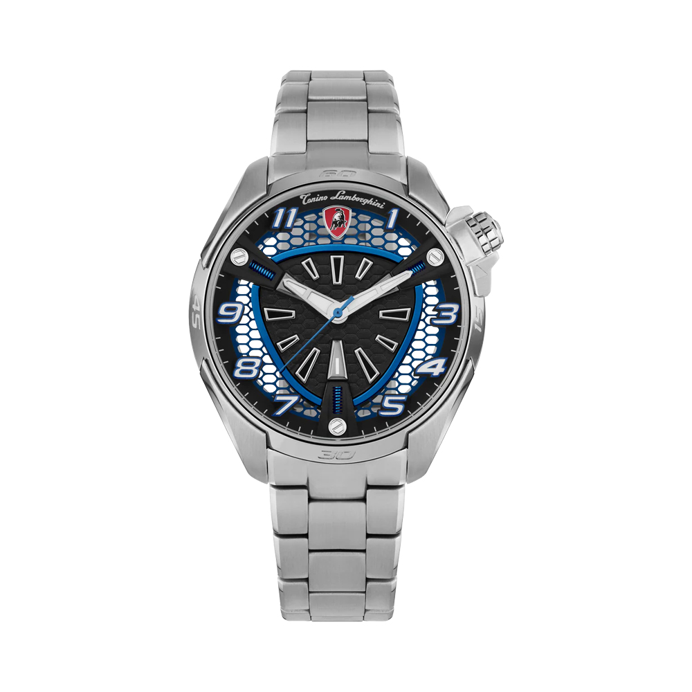 Picture of Tonino Lamborghini Shock ABS Blue Analog Watch For Men TLABSB-SS-B