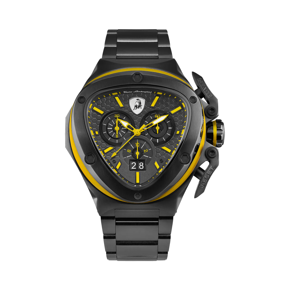 Picture of Tonino Lamborghini Spyder Quartz Yellow Dial Watch For Men TL9XE-B