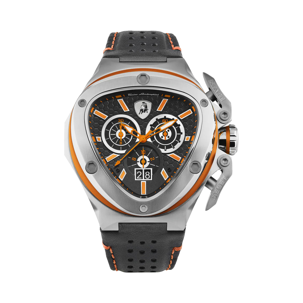 Picture of Tonino Lamborghini Spyder Quartz Orange Dial Watch For Men TL9XB-SS