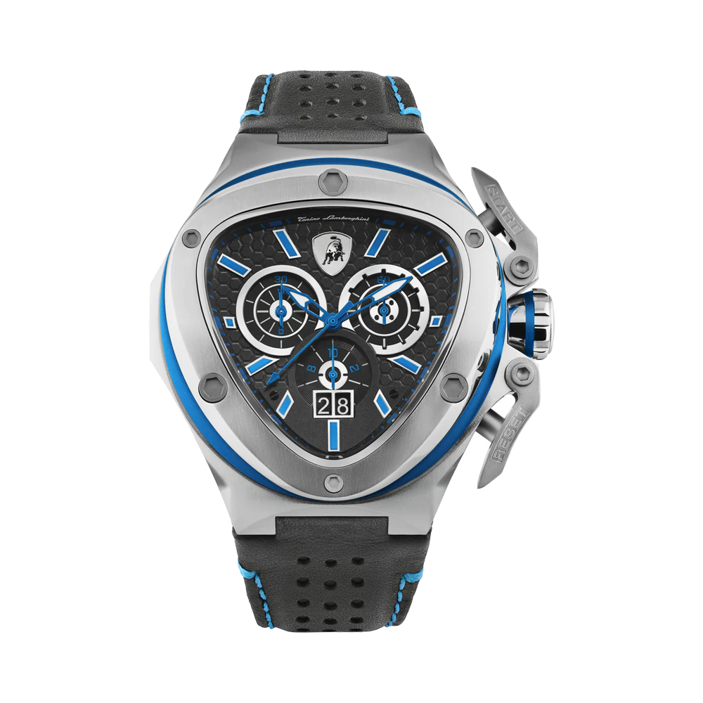 Picture of Tonino Lamborghini Spyder Quartz Blue Dial Watch For Men TL9XC-SS