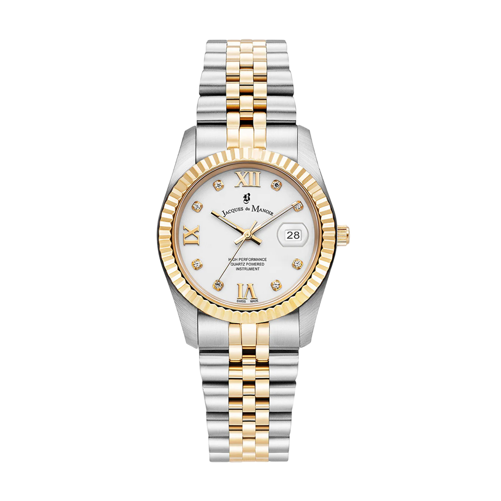 Picture of Jacques du Manoir Inspiration Roman II Women White Dial Watch JWL01305
