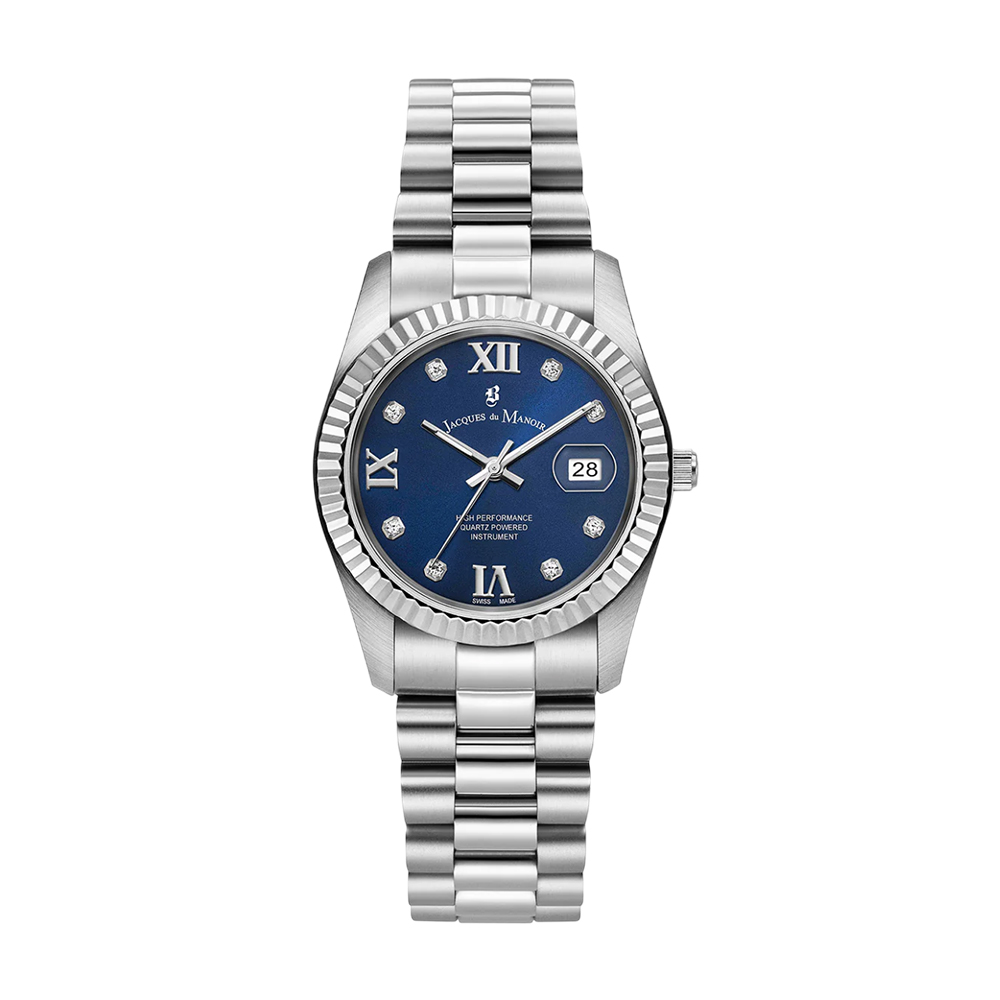 Picture of Jacques du Manoir Inspiration Roman II Women Blue Dial Watch JWL01307
