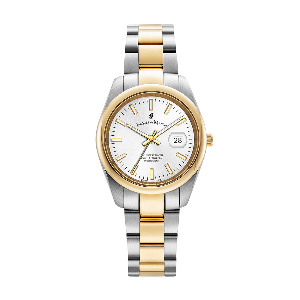 Picture of Jacques du Manoir Allure Women White Two-tone Watch JWL03804