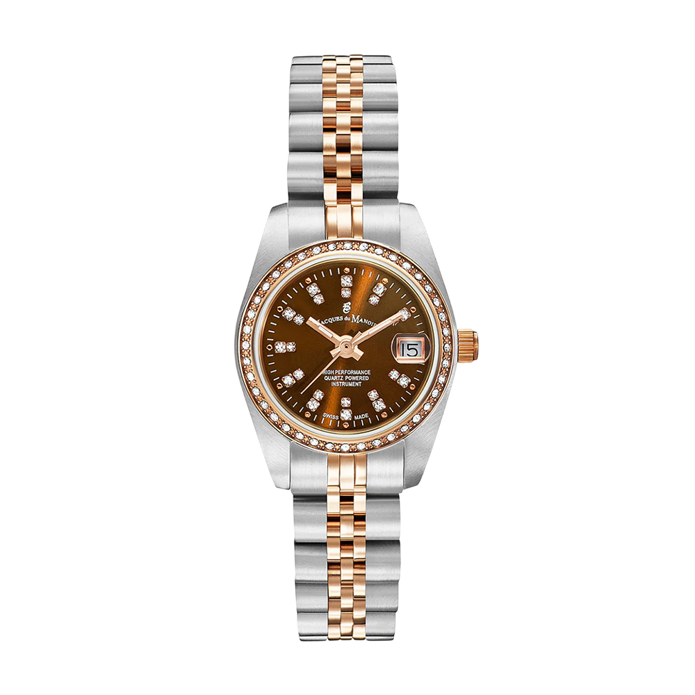Picture of Jacques du Manoir Inspiration Elegance Brown Dial Women Watch NROP.26