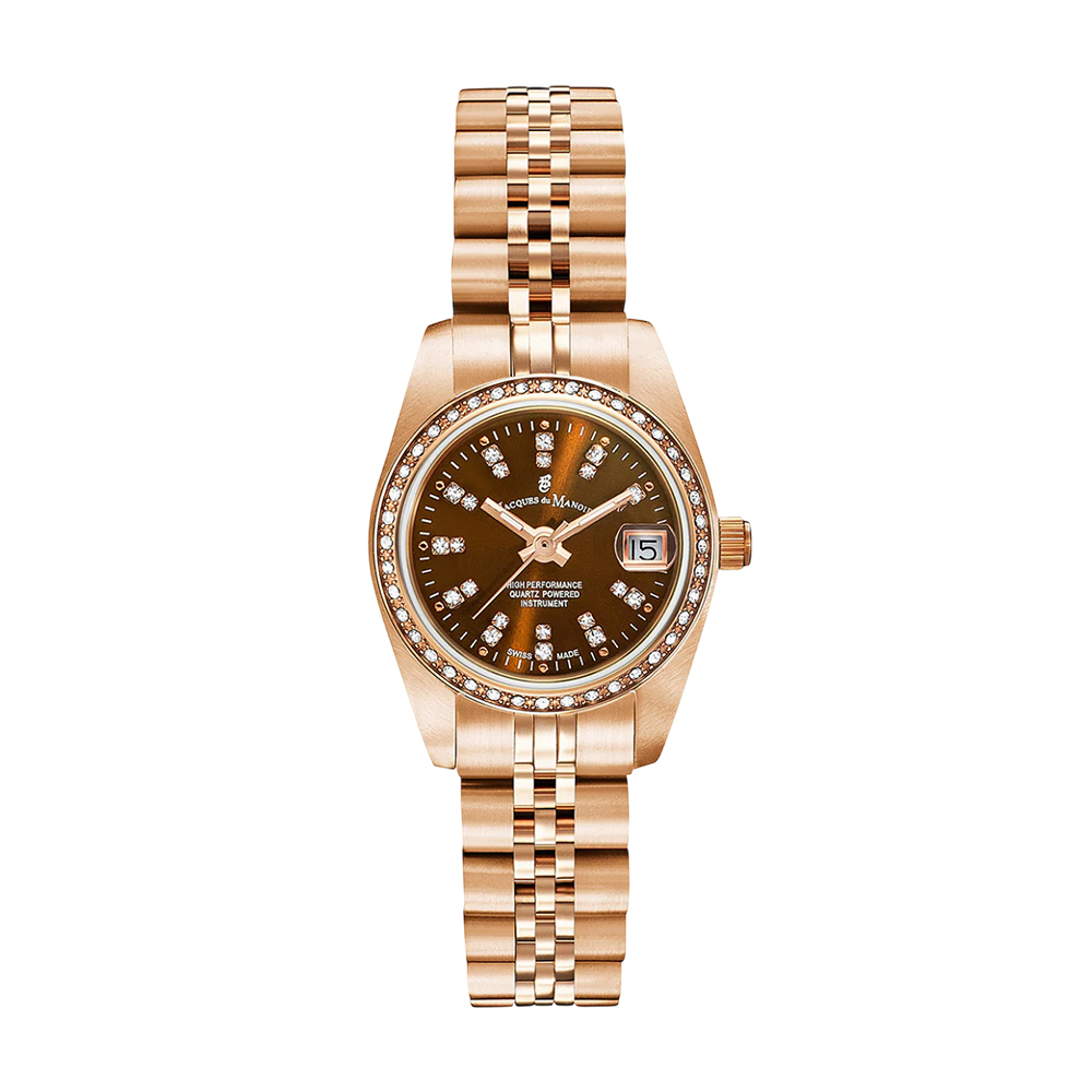 Picture of Jacques du Manoir Inspiration Elegance Brown Dial Women Watch NROP.18