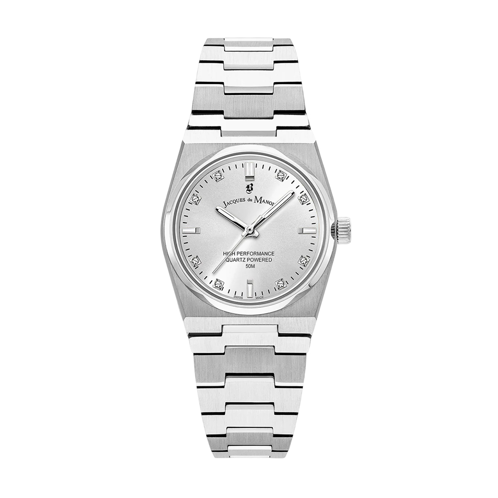 Picture of Jacques du Manoir Horizon Ladies Silver Dial Watch JWL03601