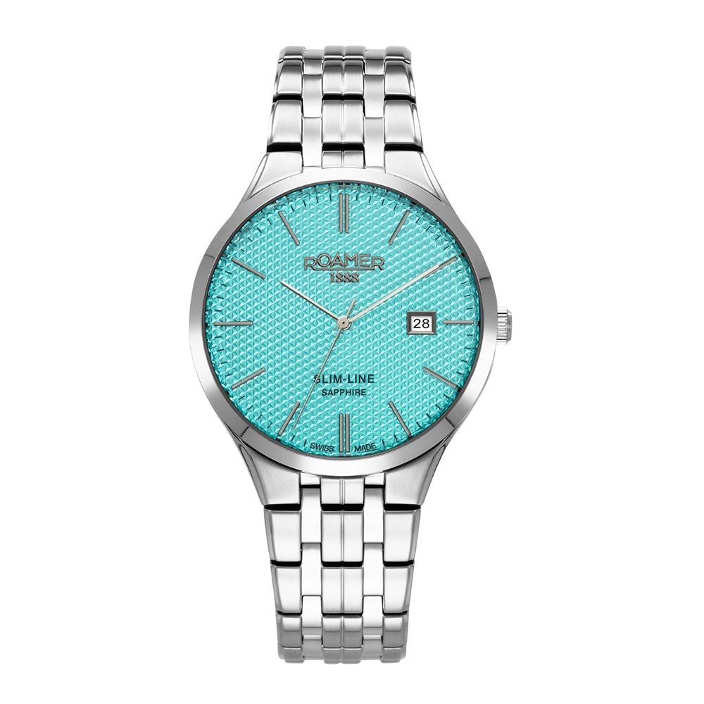 Picture of Roamer Slim Line Classic Men Light Blue Dial Watch