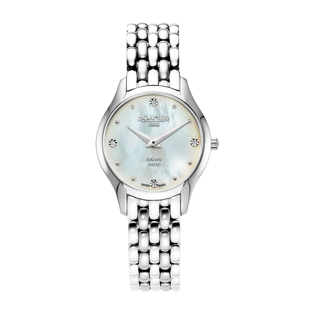 Picture of Roamer Soleure Women White MOP Dial Silver Bracelet Watch