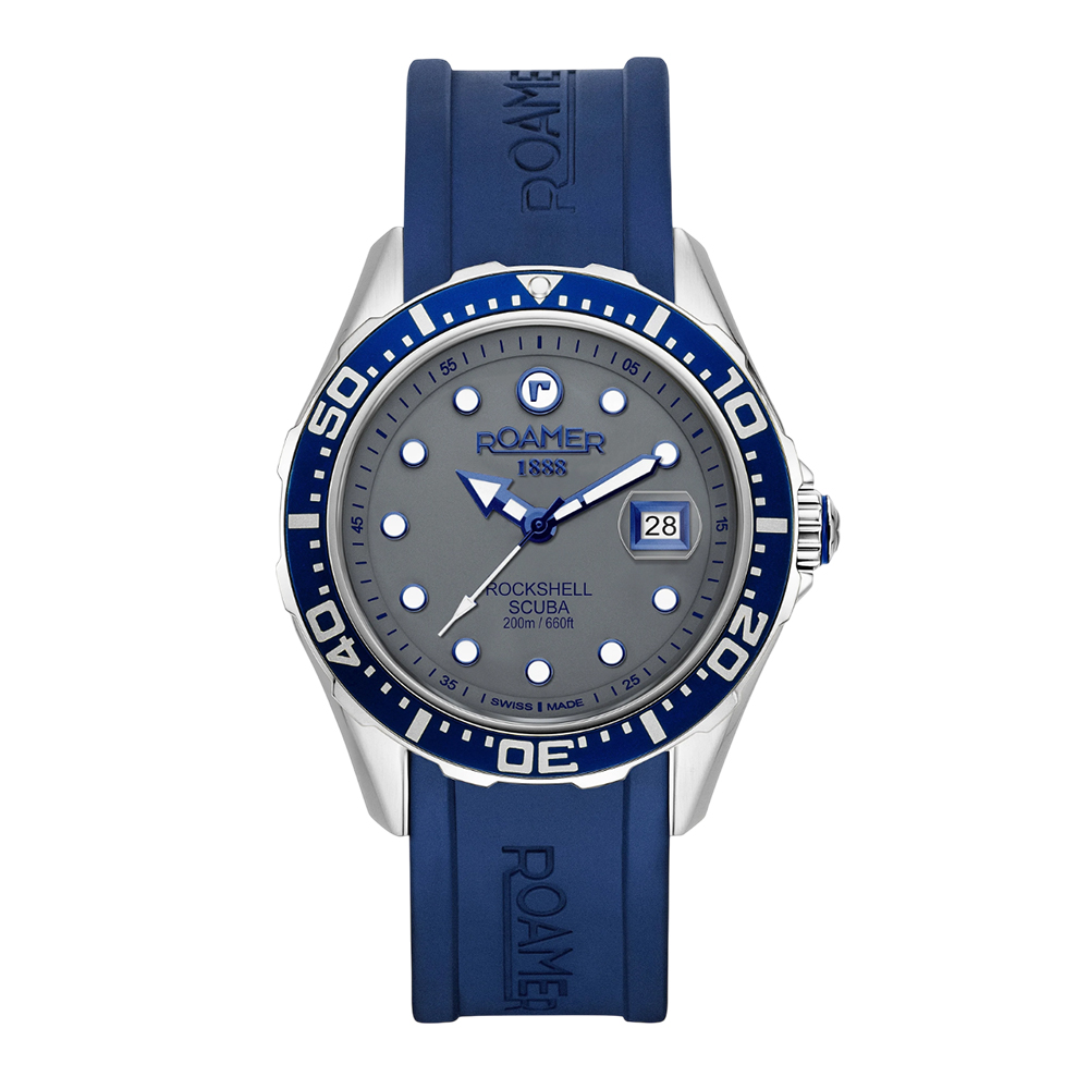 Picture of Roamer Rockshell Mark III Scuba Grey Men's Watch