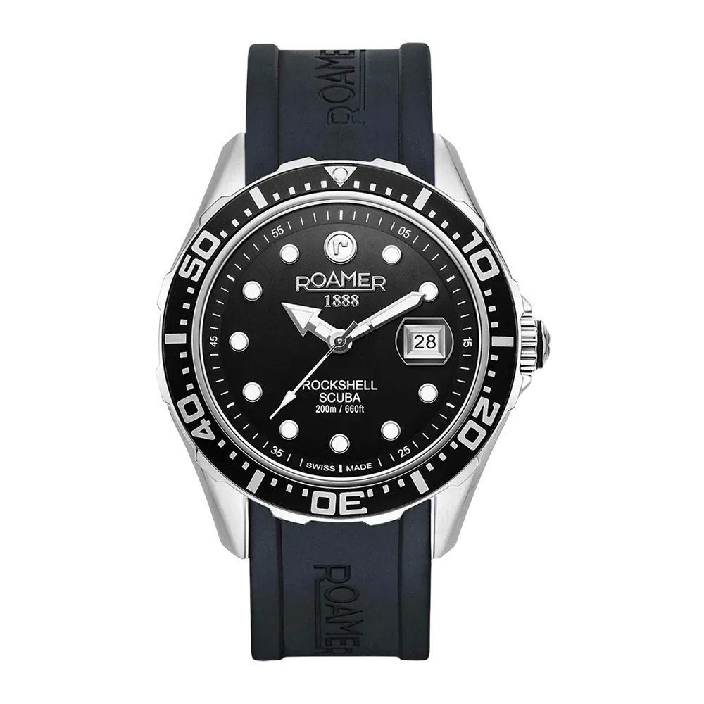 Picture of Roamer Rockshell Mark III Scuba Black Men's Watch