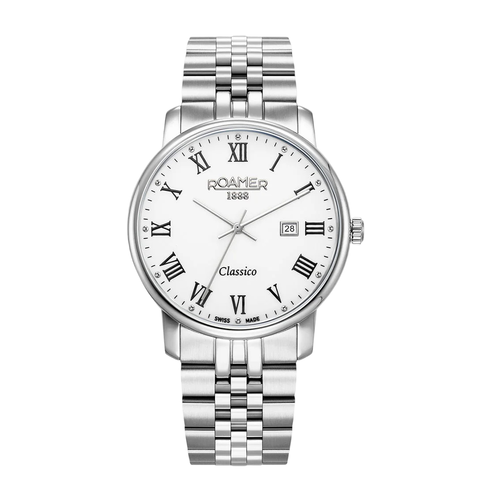 Picture of Roamer Classico Gents White Dial Stainless Steel Watch