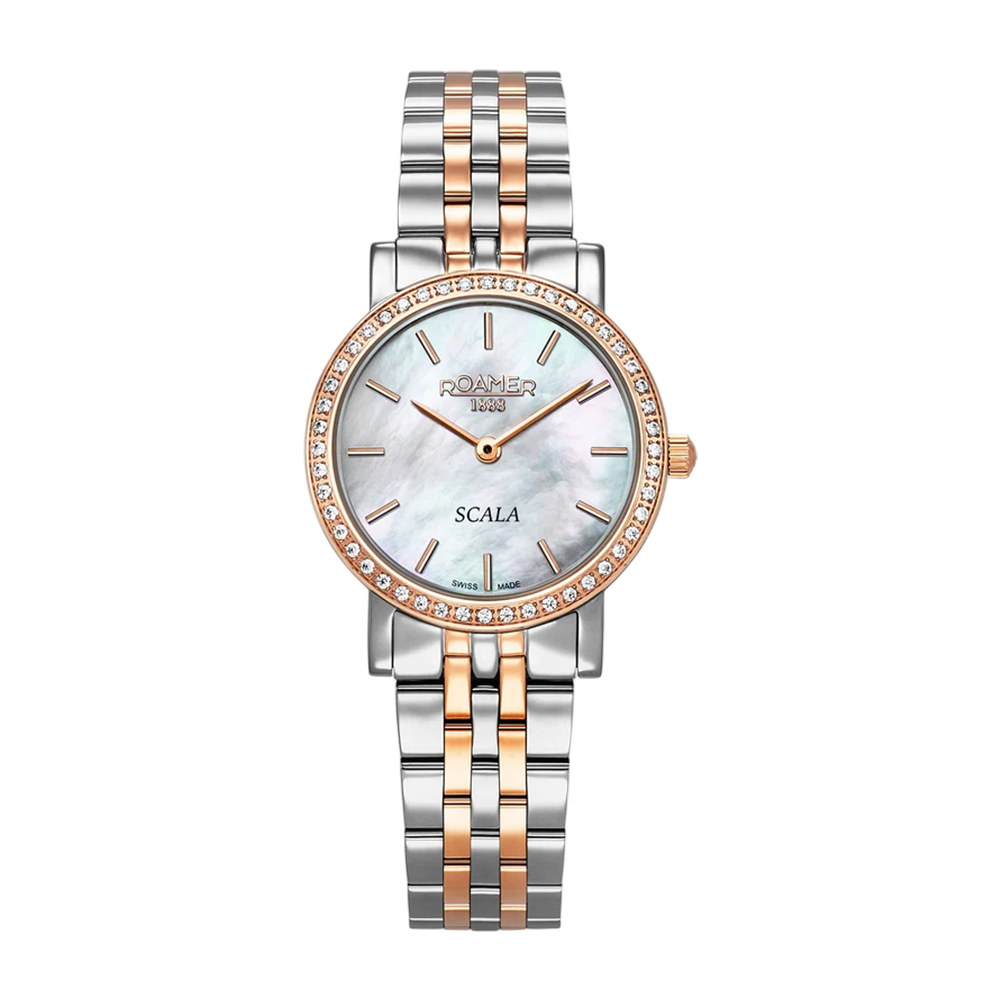 Picture of Roamer Scala White Dial Two Tone Bracelet Women Watch