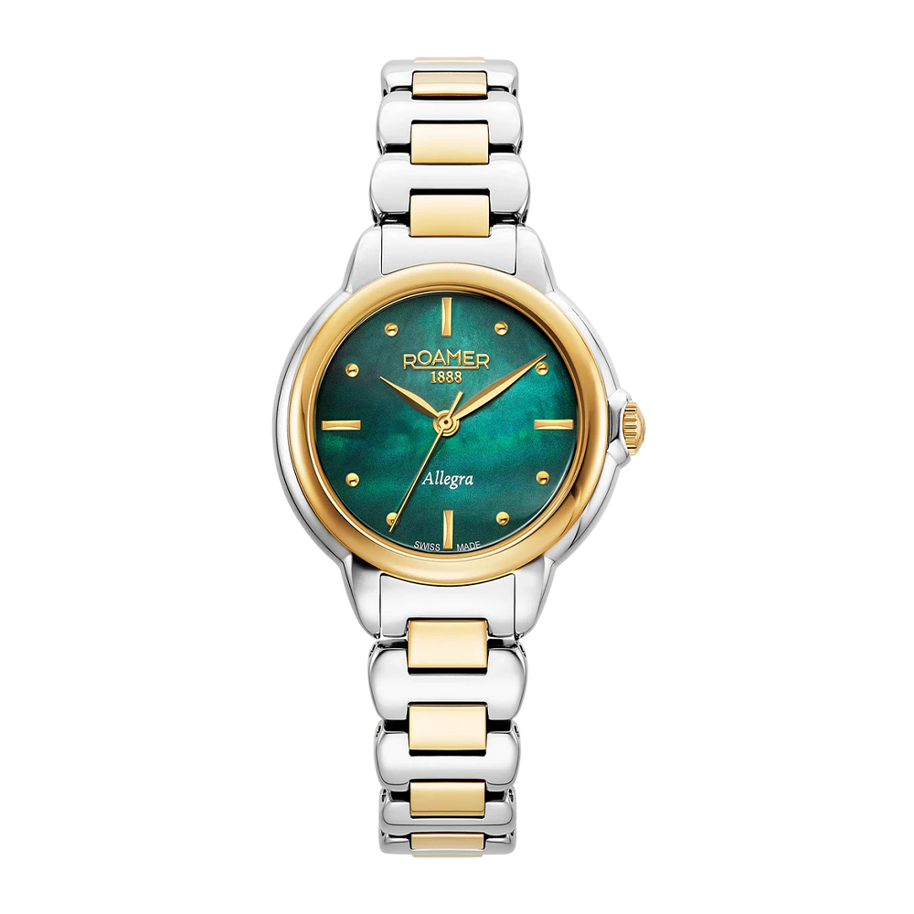 Picture of Roamer Allegra Green Dial Two Tone Bracelet Women Watch