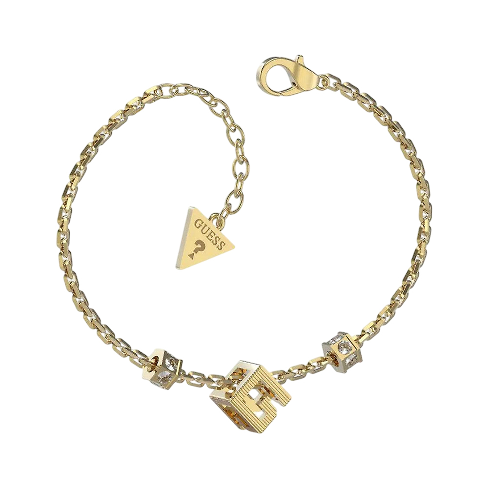 Picture of Guess Gold Beloved Stainless Steel Bracelet JUBB03085JWYGS