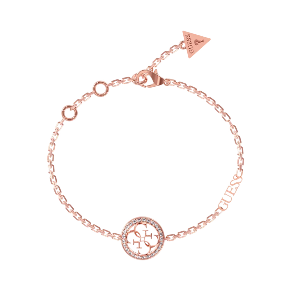 Picture of Guess Rose Gold Tone Stainless Steel Bracelet JUBB02137JWRGS