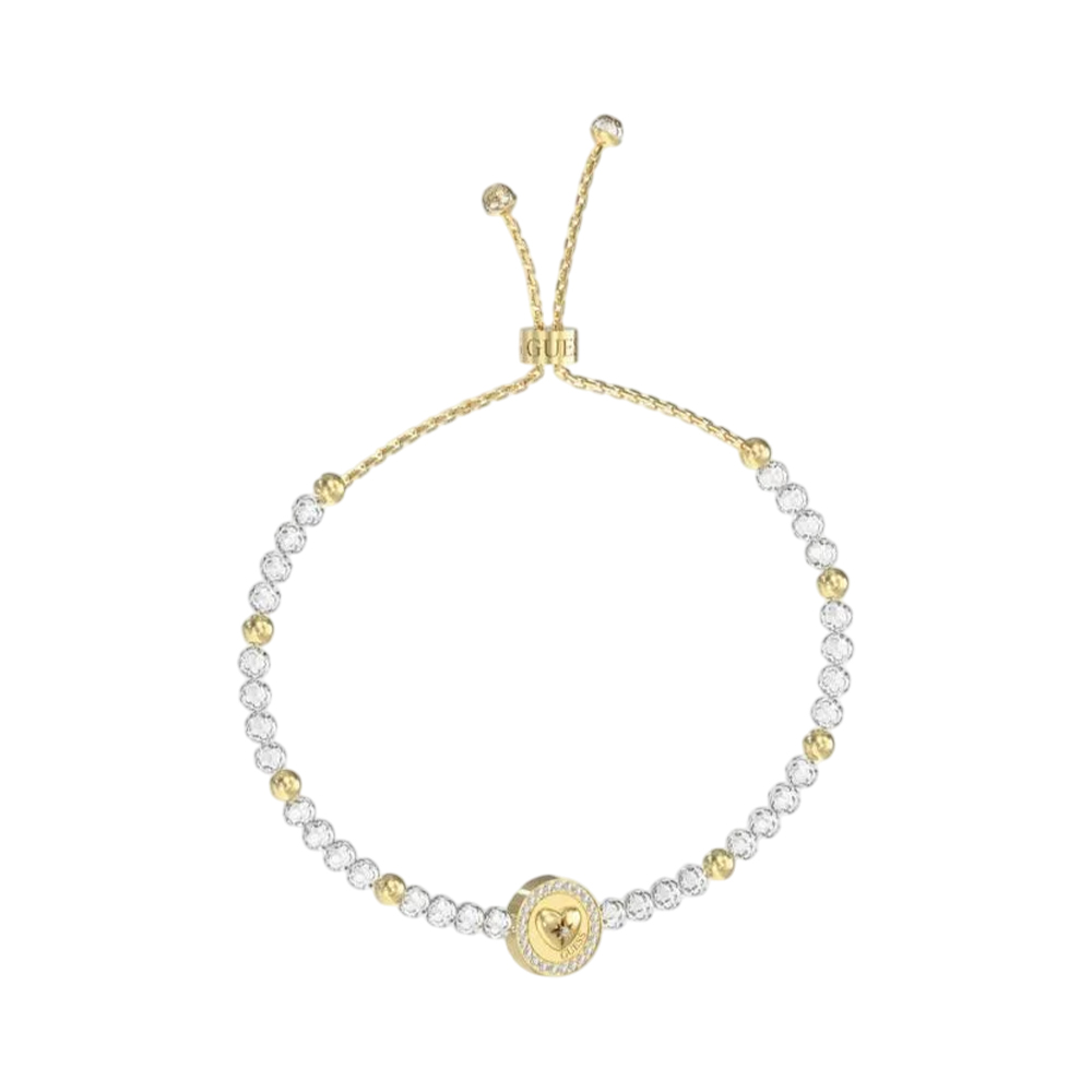 Picture of Guess Silver Gold Tone Bracelet JUBB04225JWYGWHS