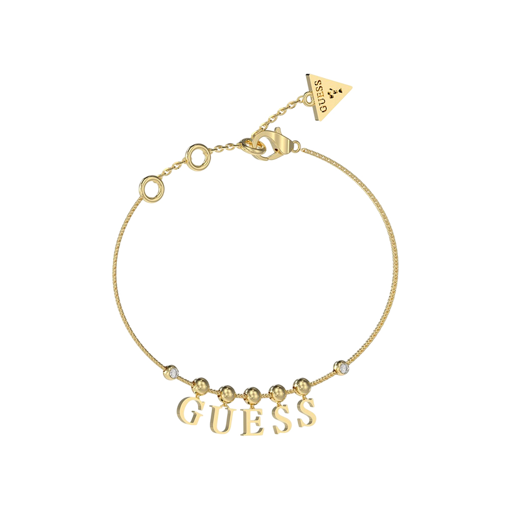 Picture of Guess Gold Tone Polished Stainless Steel Bracelet JUBB04224JWYGL