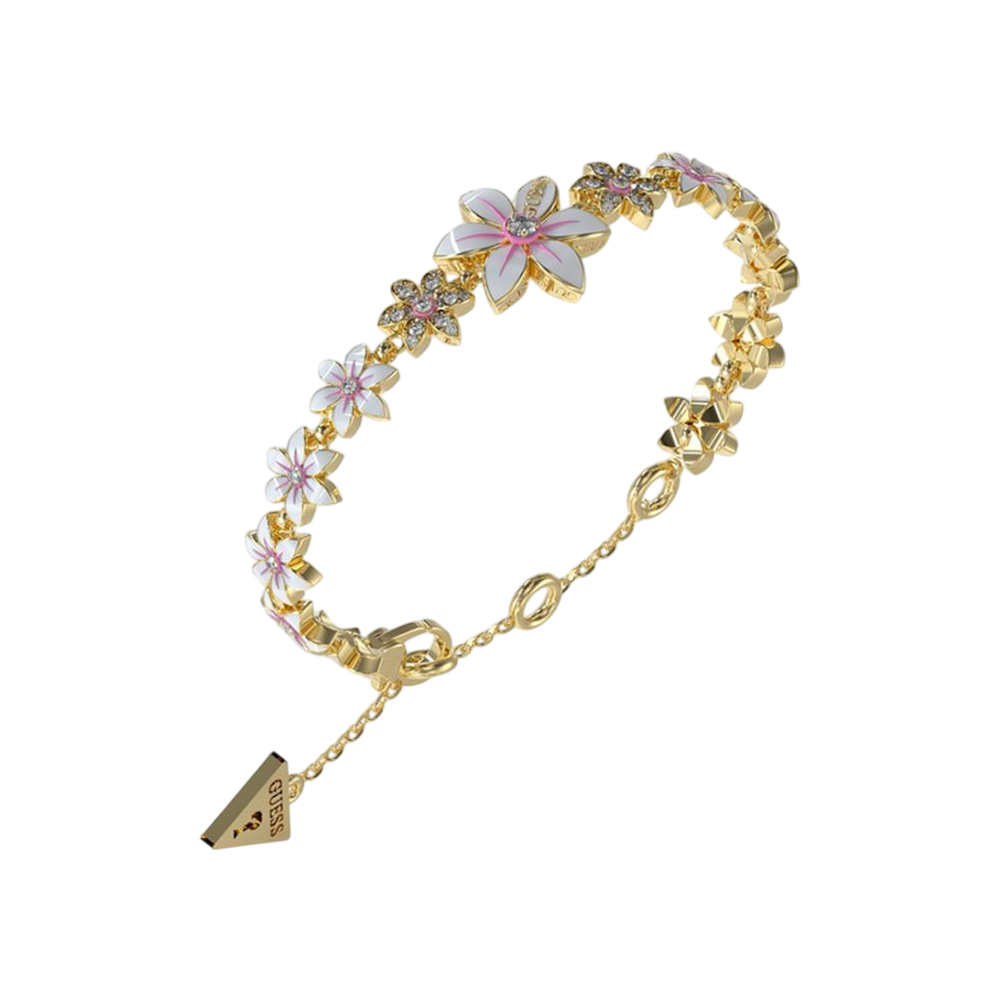 Picture of Guess Gold Tone Stainless Steel Bracelet JUBB04128JWYGWHS