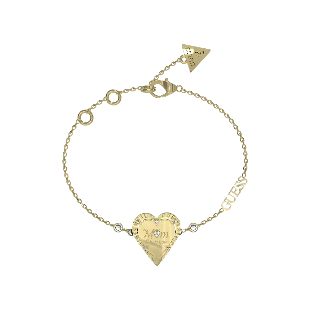 Picture of Guess Gold Tone Stainless Steel Bracelet JUBB04047JWYGS