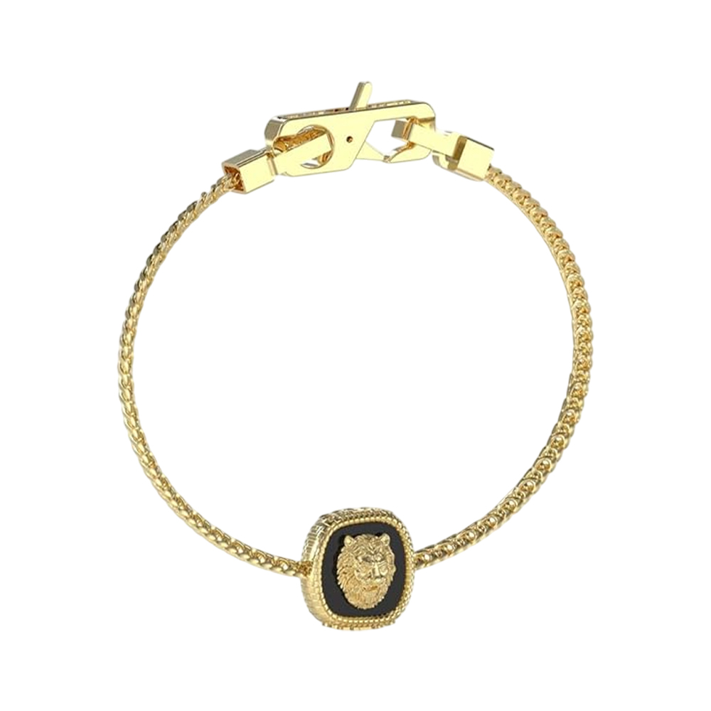 Picture of Guess Lion King Yellow Gold Bracelet JUMB04010JWYGBKS