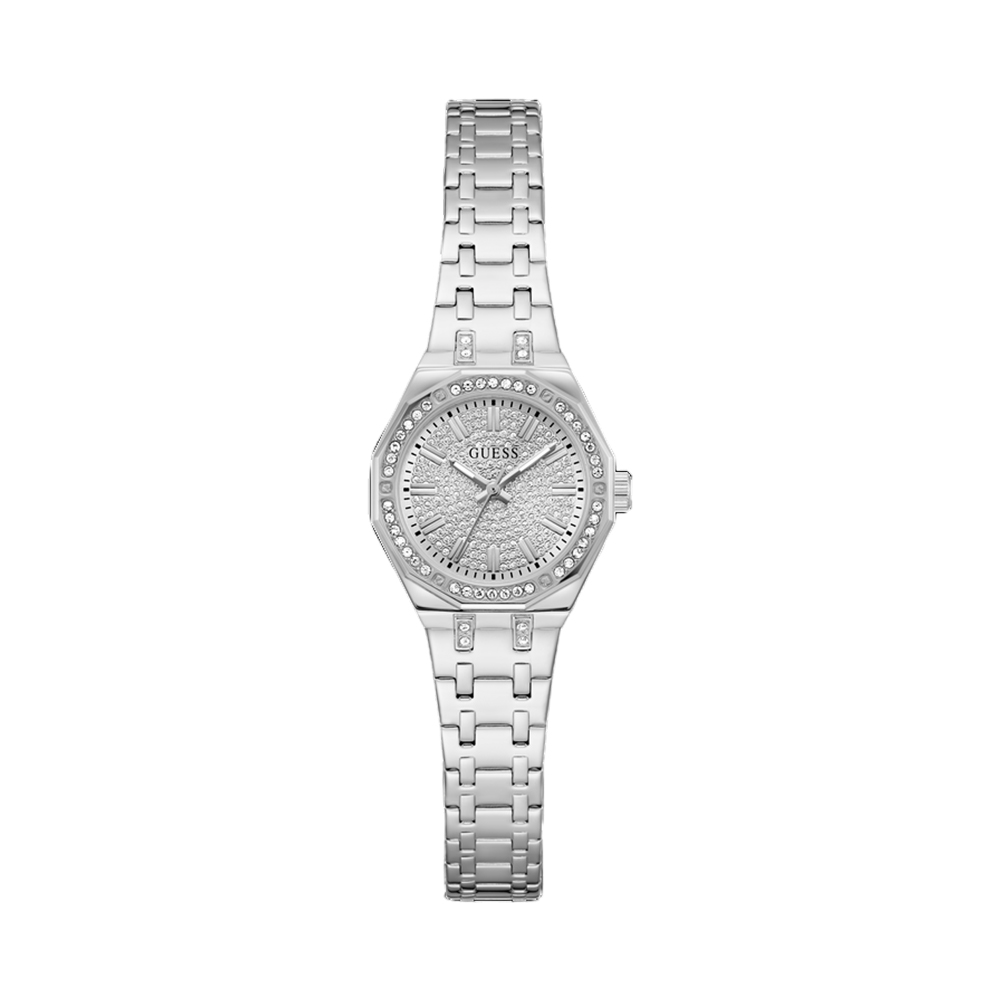 Picture of Guess  Womensilver Toned Dial Watch GW0931L1