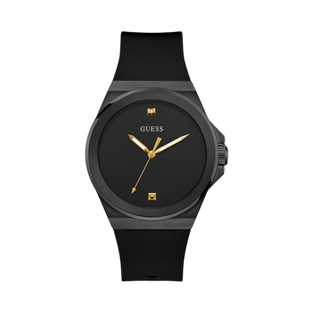 Picture of Guess Men Vinyl Analogue Watch GW0790G2